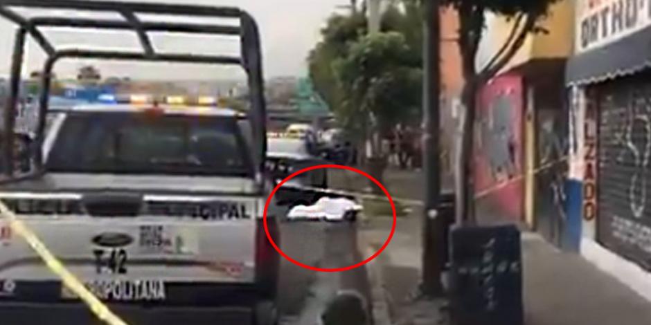 Balacera en Avenida Central deja un muerto y dos detenidos