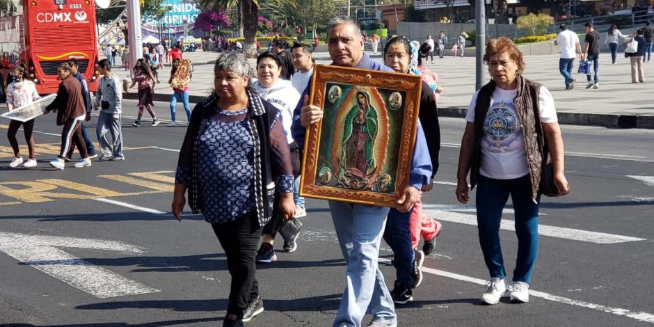 Más de 65 mil peregrinos visitan la Basílica de Guadalupe