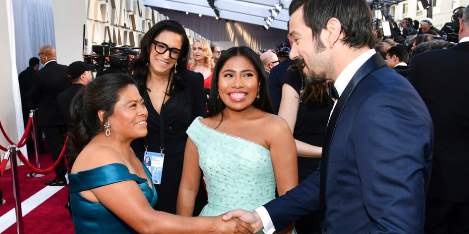 FOTOS: Yalitza llega al Oscar acompañada de su madre