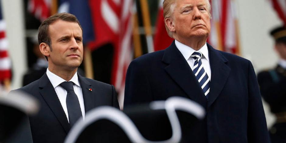 Ahora Donald Trump amaga con aranceles a Francia