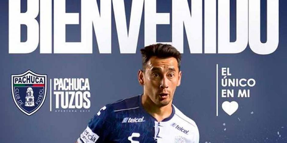 Pachuca hace oficial el fichaje de Rubens Sambueza