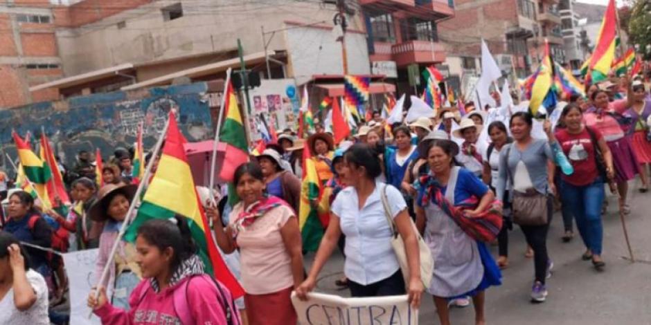 Manifestaciones en Bolivia dejan ocho heridos y varios detenidos (VIDEO)