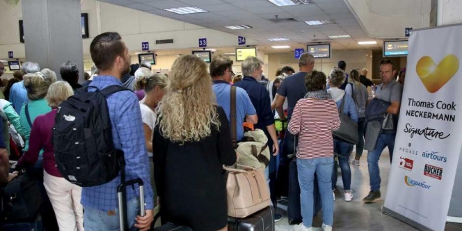 Regresan 15 mil turistas varados por agencia de viajes Thomas Cook a Reino Unido