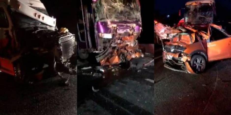 Choque en carretera de San Luis Potosí deja cinco muertos