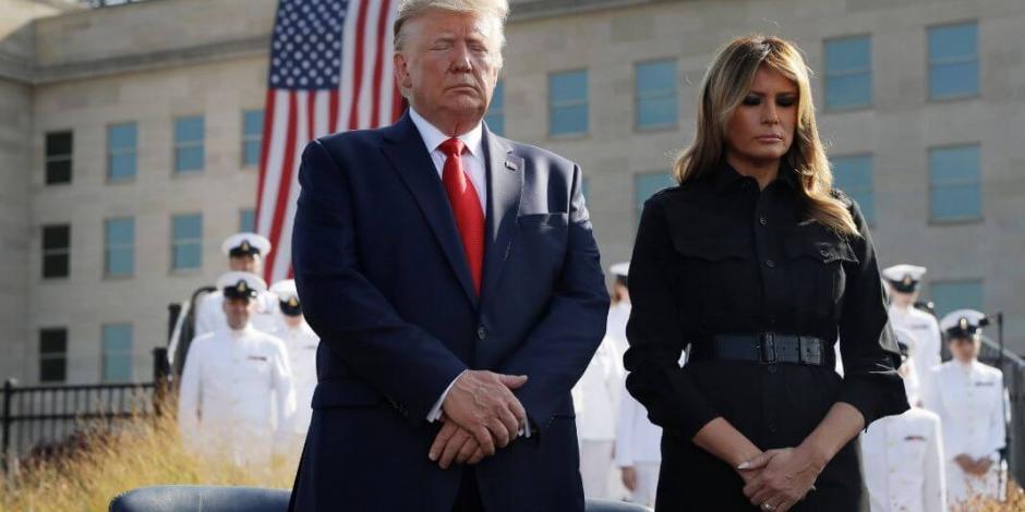 Trump y Melania encabezan la ceremonia en honor a las víctimas del 11-S