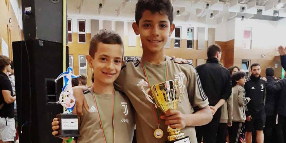 Cristiano Jr. se coronó campeón y goleador con la Juventus infantil