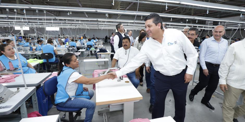 Inauguran planta textil en ciudad Mante, Tamaulipas