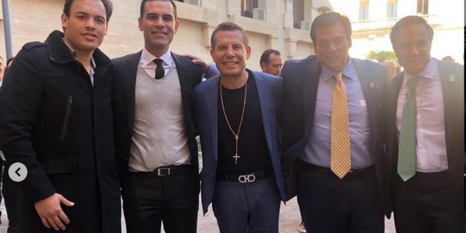 Rafa Márquez y Julio César Chávez visitan al Papa