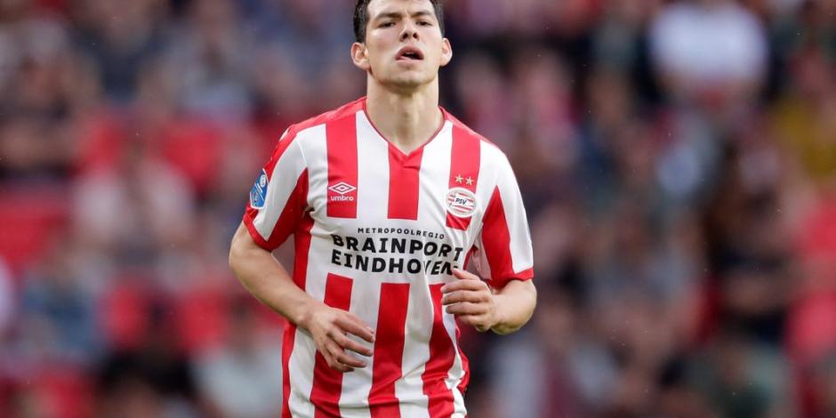 Hirving Lozano se lesiona en triunfo del PSV sobre ADO Den Haag