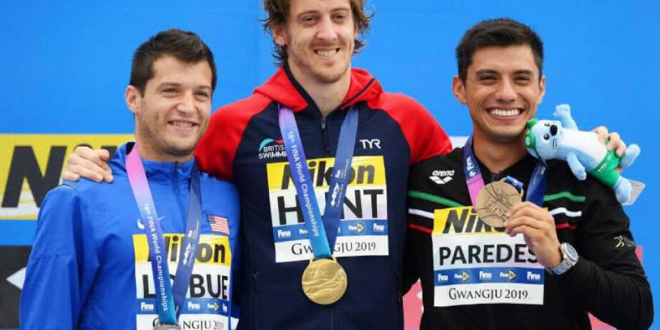 Jonathan Paredes gana medalla de bronce en Gwangju 2019
