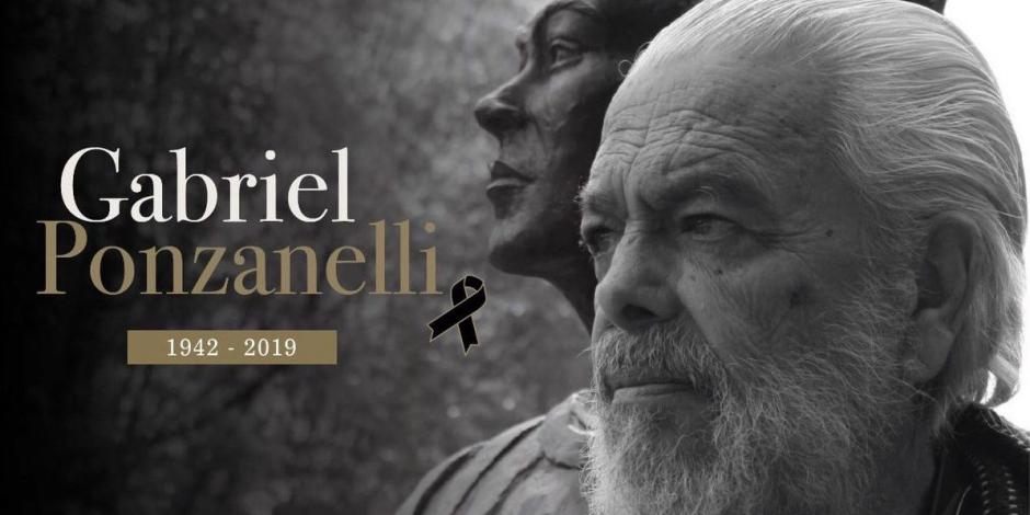 Murió Gabriel Ponzanelli, el escultor mexicano más reconocido del siglo XX