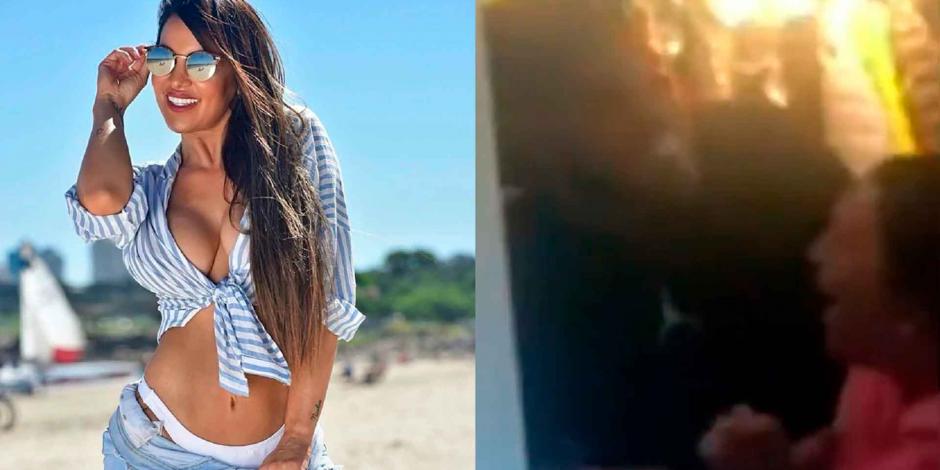 Modelo Natalia Camilo sufre brutal golpiza de su novio, un futbolista (VIDEO)