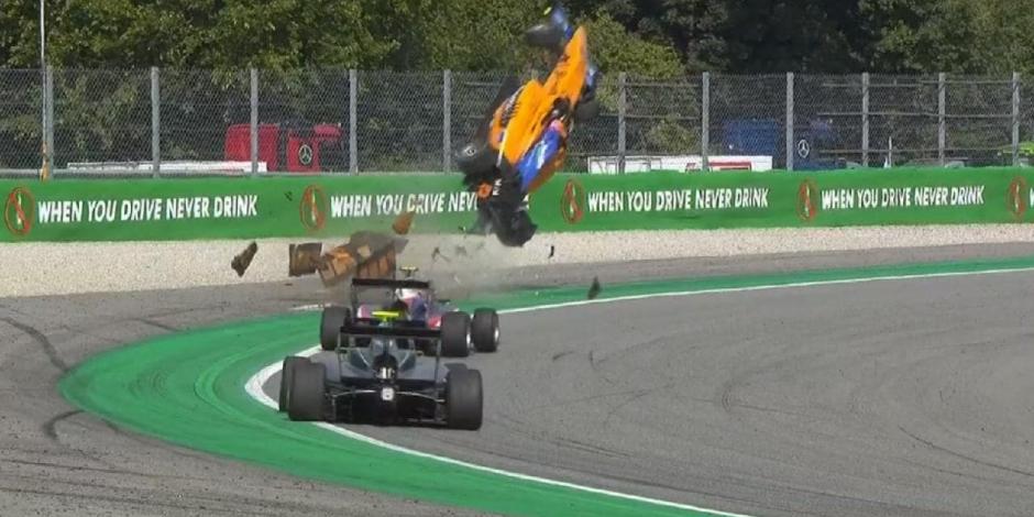 VIDEO: Alex Peroni, piloto de la Fórmula 3, sufre impresionante accidente