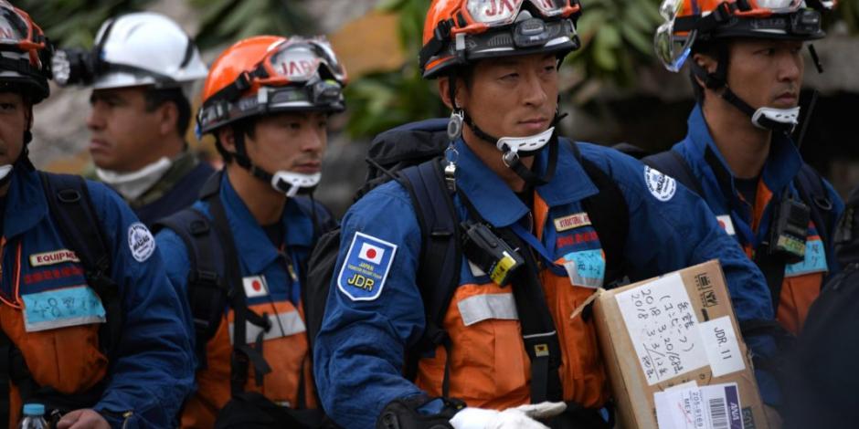 Rendirán homenaje a rescatistas japoneses que apoyaron en sismo 19-S