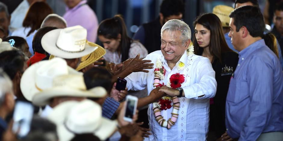 El presidente de México, Andrés Manuel López Obrador, en Atlixco, Puebla, el 21 de junio de 2019.
