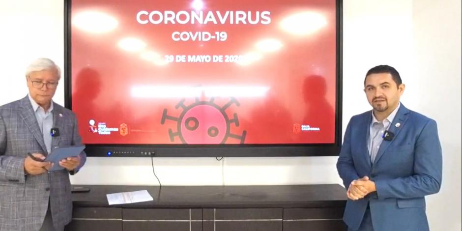 Conferencia informativa de COVID-19 en Baja California