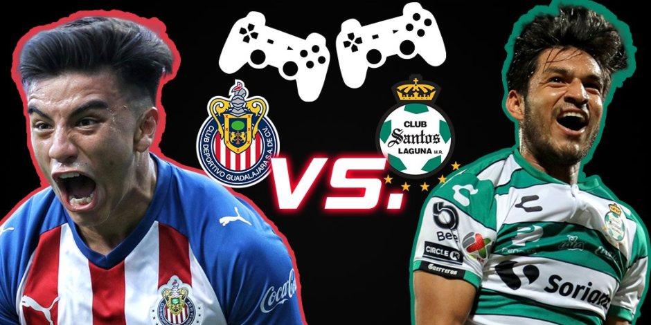 Chivas y Santos se midieron en la Fecha 15 de la eLiga MX.