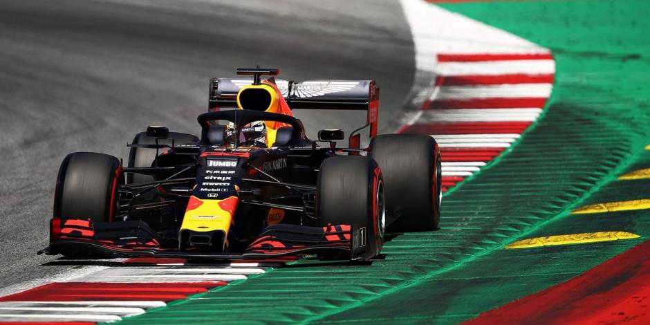 El holandés Max Verstappen finalizó en el primer lugar del Gran Premio de Austria en 2019.