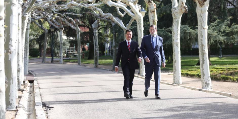 EPN y Rajoy celebran acuerdo de TLC entre México y la UE