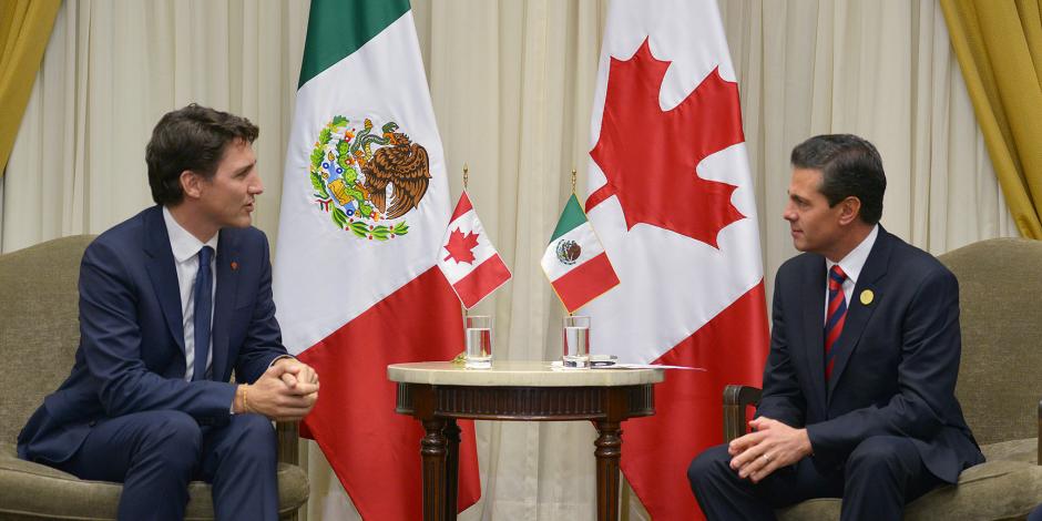 EPN expresa interés de que Canadá se reincorpore a negociaciones del TLCAN