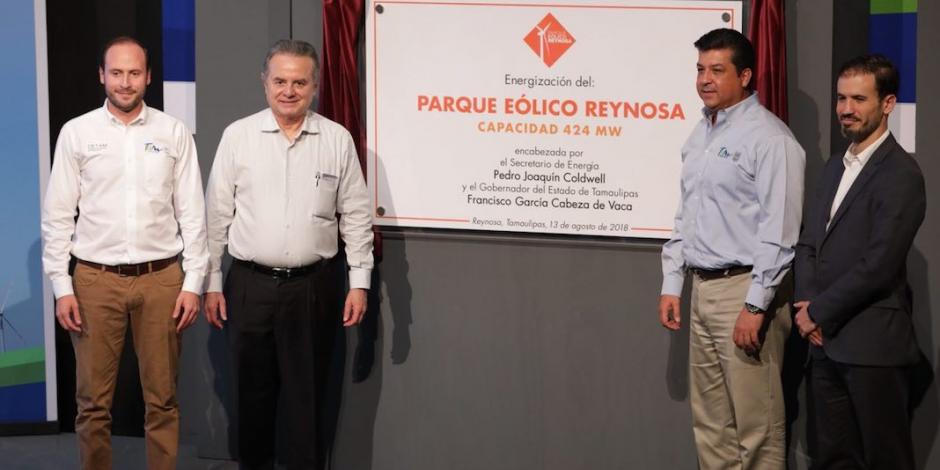 Inauguran en Tamaulipas el parque eólico más grande de México y Latinoamérica