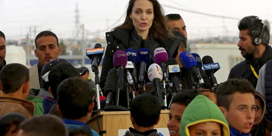 Angelina Jolie pide por una solución para refugiados sirios