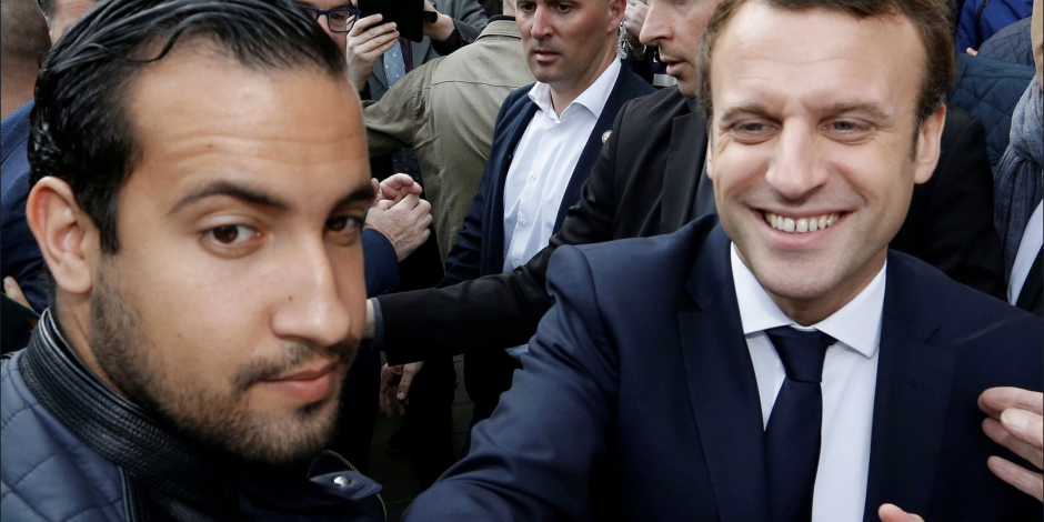 Investiga Francia a guardaespaldas de Macron por golpiza a manifestante
