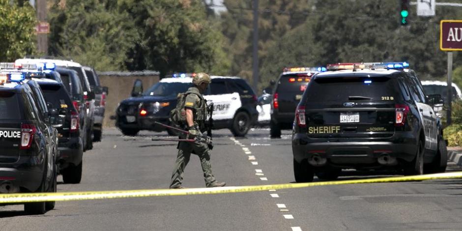 Reportan otro tiroteo en California; hay un policía muerto