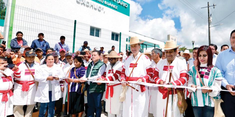 Beneficia Velasco a Oxchuc con nuevo hospital