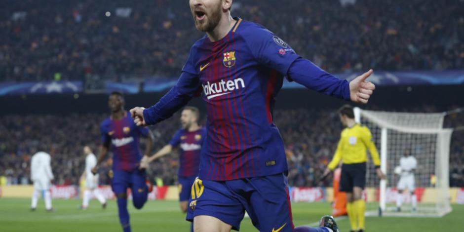 Messi llega a 100 goles en Champions y mete al Barça a cuartos de final