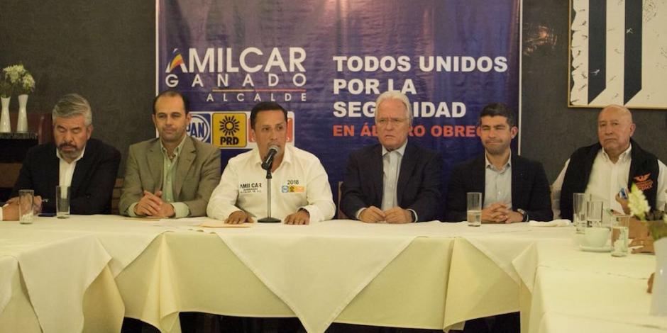 Anuncian Alejandro Martí y Amílcar Ganado acuerdo de seguridad