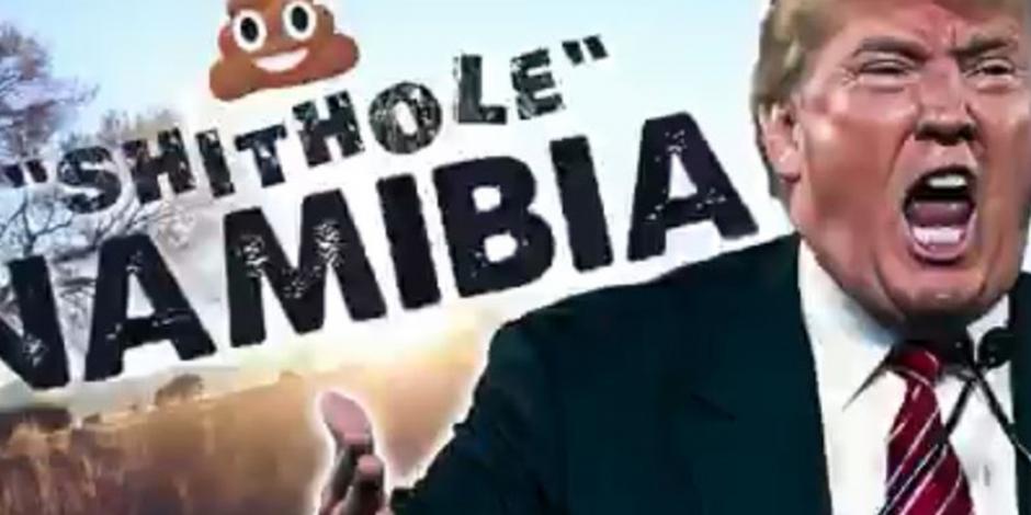 Namibia se burla de Trump y lo invita a visitar “un país de mier...”