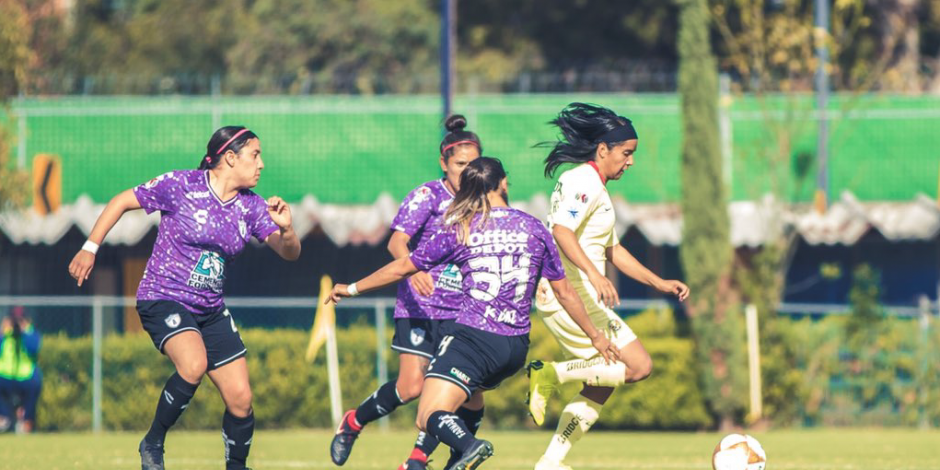 América y Pachuca empatan en la ida de las semifinales de la Liga MX Femenil