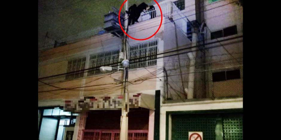SSPCDMX evita que mujer se lance desde balcón en la Cuauhtémoc