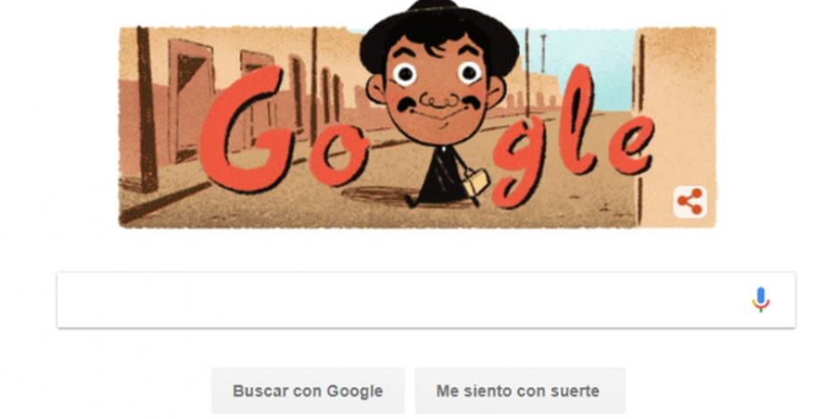 Google festeja el 107 natalicio de "Cantinflas" y le dedica 'doodle'
