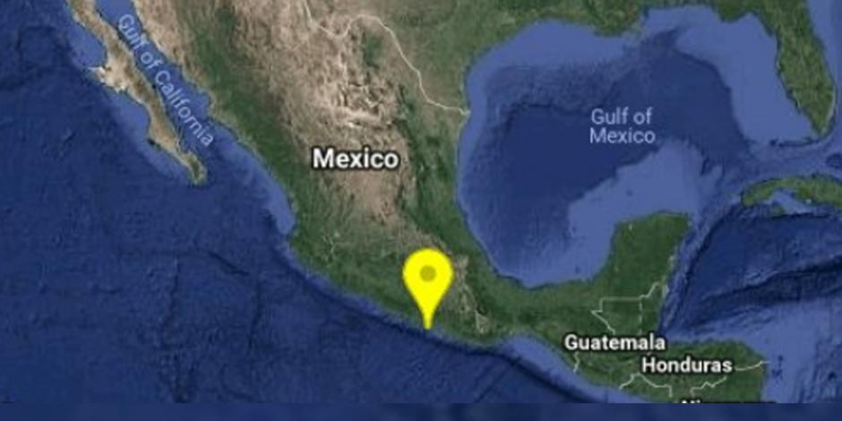 Se registra sismo de magnitud 5.2 en Guerrero; se percibe en la CDMX