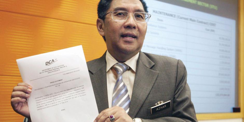 El jefe de aviación de Malasia admite negligencia y renuncia