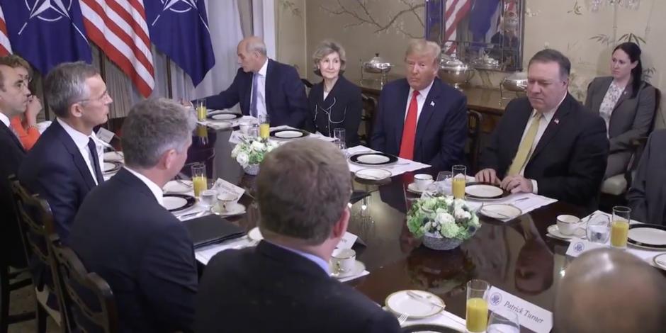 Con descalificaciones a socios, arranca Trump participación en cumbre de la OTAN