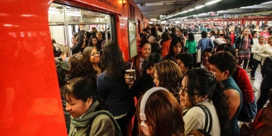 Por lluvia matutina, Metro aplica marcha de seguridad en todas sus líneas