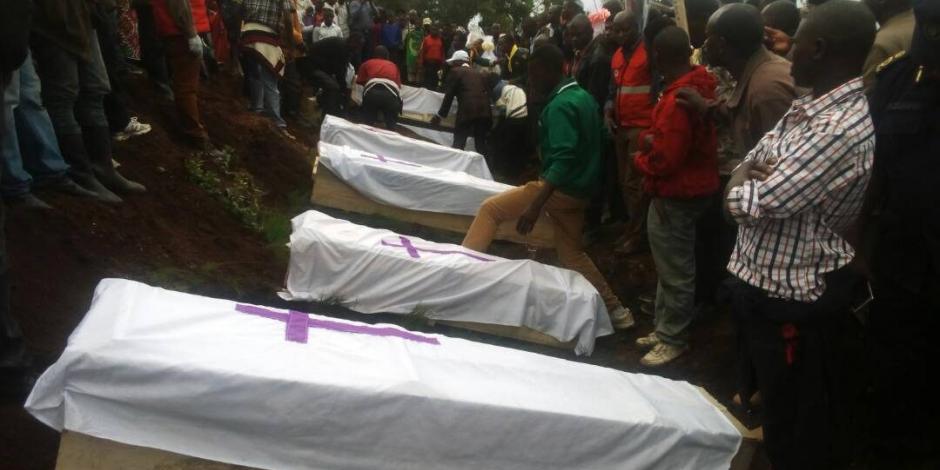 Rayo cae sobre iglesia adventista en Ruanda y mata a 16