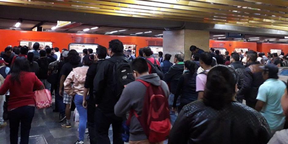 Caos vial y retrasos en el Metro por tormentas en la CDMX