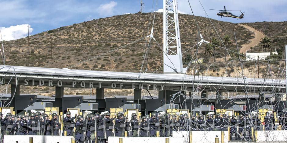 Trump amenaza cerrar frontera por éxodo; Tijuana, en crisis humanitaria