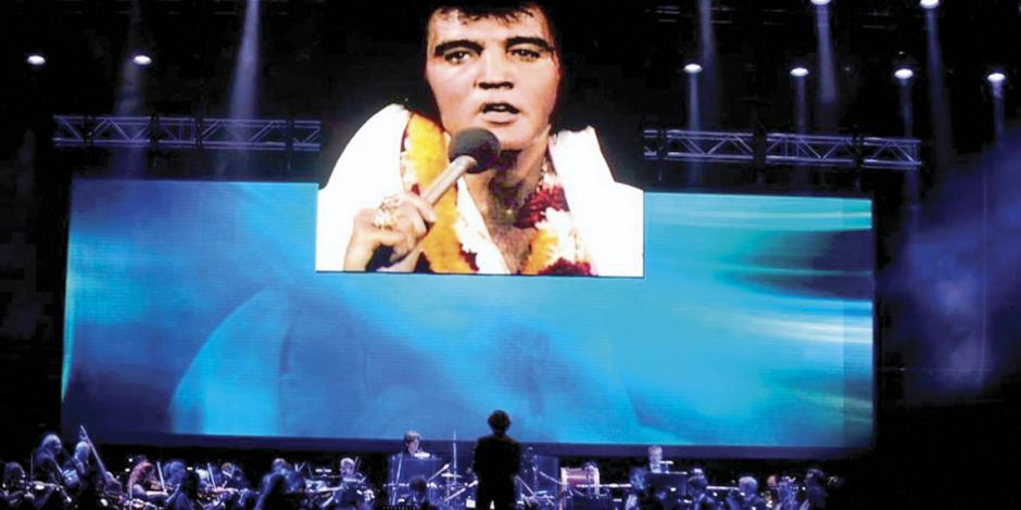 “Reviven” voz de Elvis en montaje multimedia