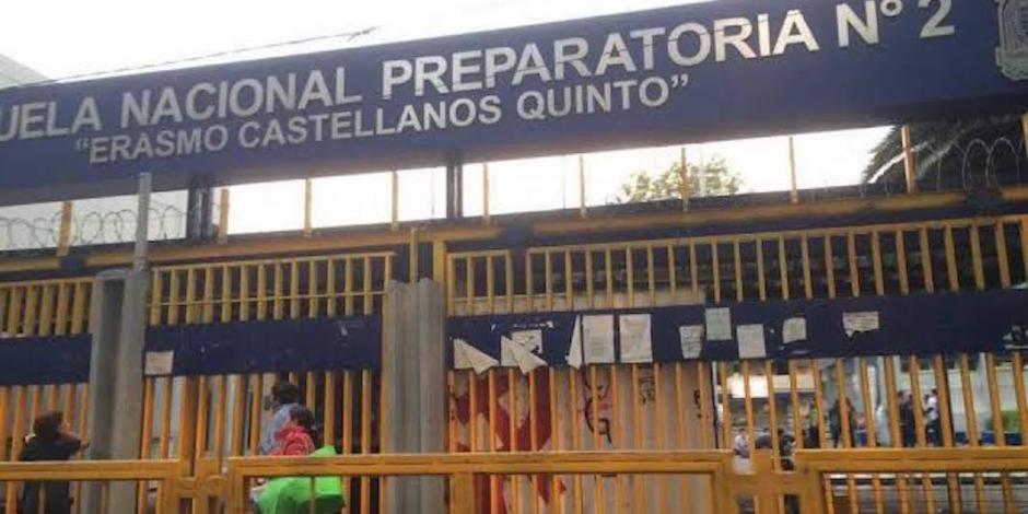 UNAM emplaza a paristas a devolver instalaciones de la Prepa 2