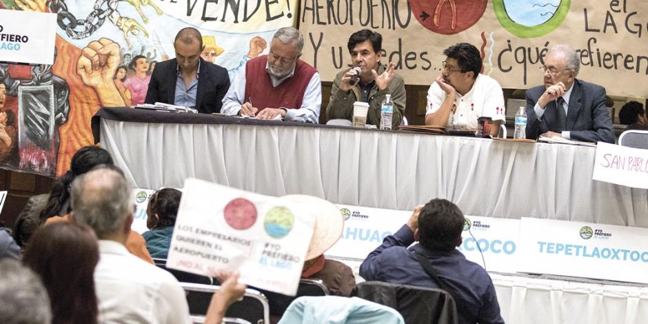 Atencos, Encinas y Espriú abren frente ecológico contra NAIM en Texcoco