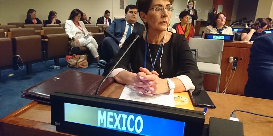 Asiste Mercedes Juan a conferencia de la ONU sobre discapacidad