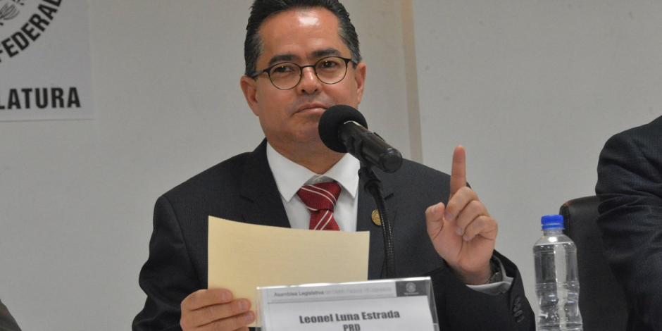 Leonel Luna llama a tener listas reglas para Fondo de Reconstrucción