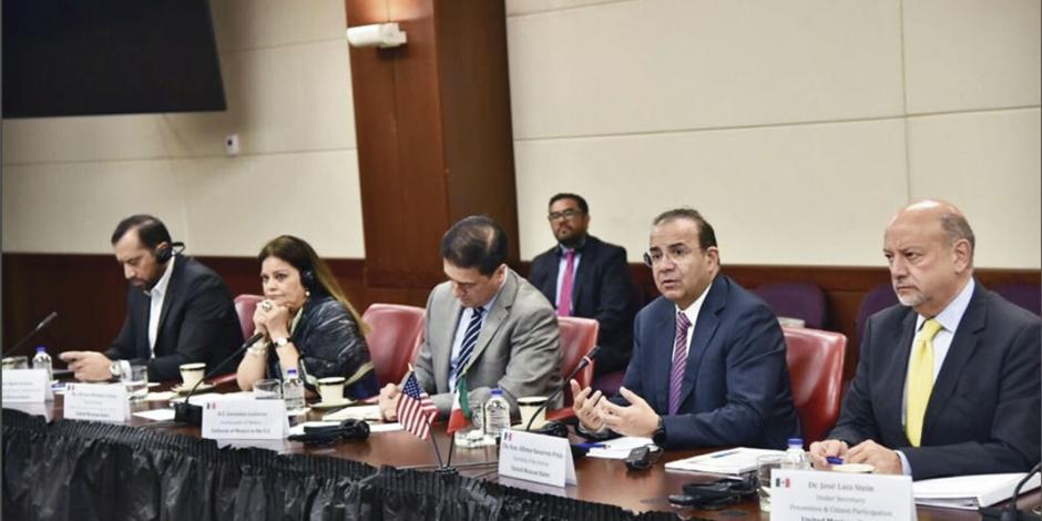 Acuerdan México y EU mecanismos contra tráfico de armas, migración…