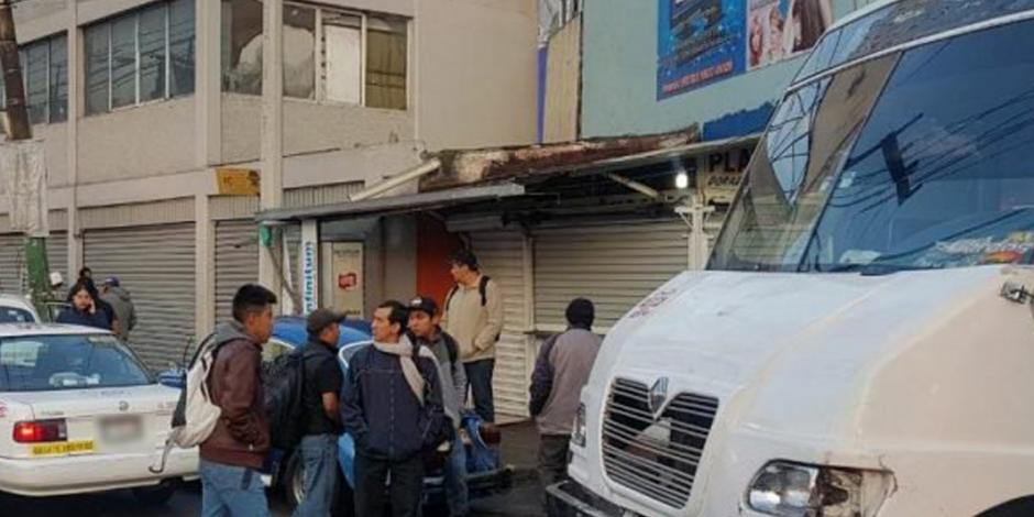 "Justiciero" mata a asaltante de autobús en Naucalpan