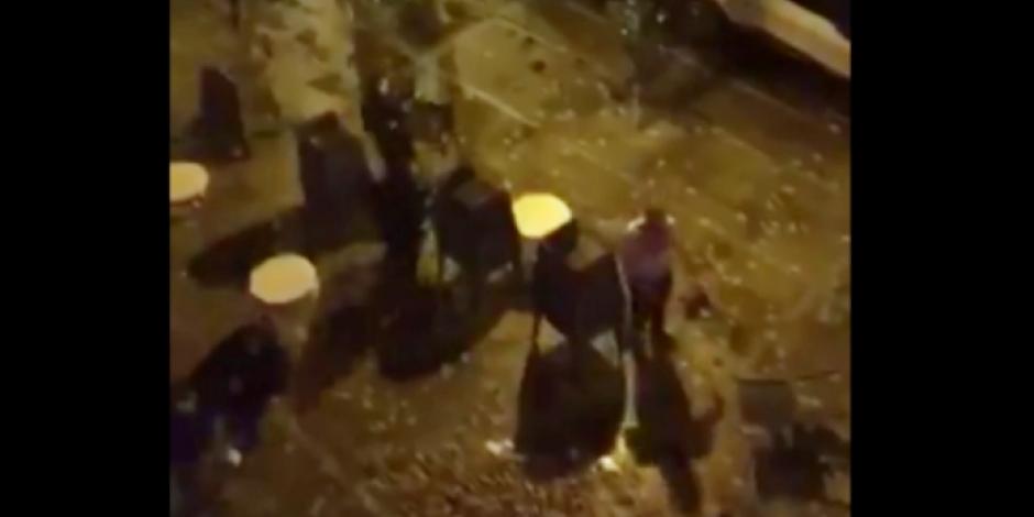 VIDEO: Arrestan a 24 por gresca con cuchillos previo al Sevilla-Betis